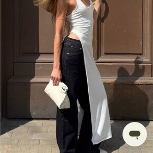 Meshki White Tank Top